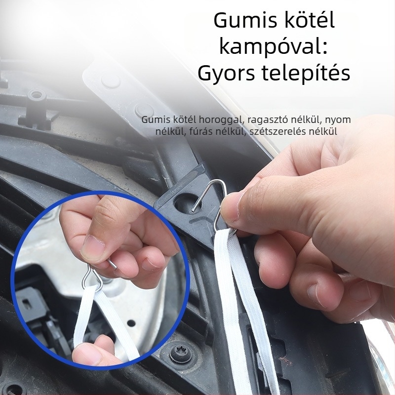 McLaren autó radiátorse háló – kőszórás és szösz elleni háló, a rendszámtábla kivágása nélkül, nagy sebességű rovarvédő háló