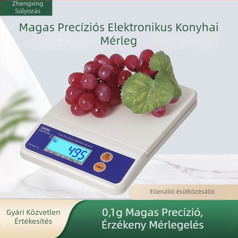Tang heng konyhai mérleg, digitális, multifunkcionális