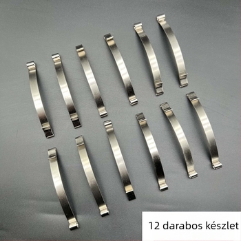 Alsó görgő tolóajtókhoz, mangán acélból készült rugós lemez, alkalmas gardróbhoz vagy erkély üvegajtóhoz