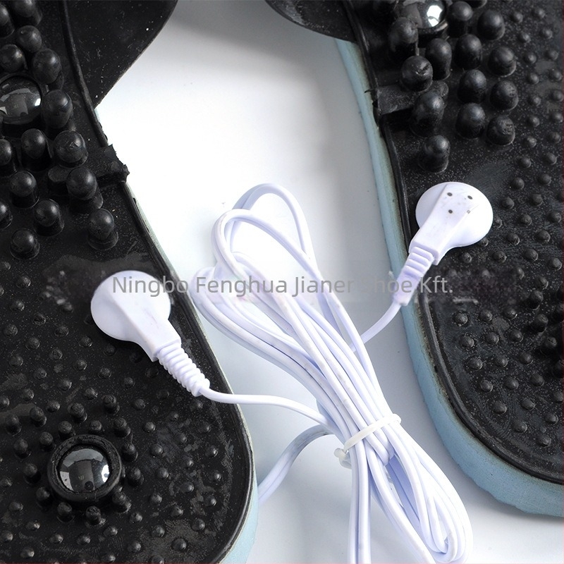 Jianer Meridián masszázs papucs talpi gyöngyökkel, USB tápegység, időzítő funkció, PC-s vezérlés