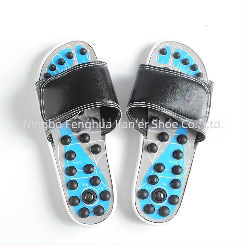 Akupunktúrás papucs talpmasszázs golyókkal, USB táplálás, időzítő funkció, PC-stílusú vezérlés, Jianer, 2018