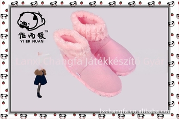 USB melegítő otthoni csizmák – levehetők és mosógépben moshatók, uniszex; felsőrész: coral fleece/Shake fleece; talp: thermoplastic elastomer; USB tápegység