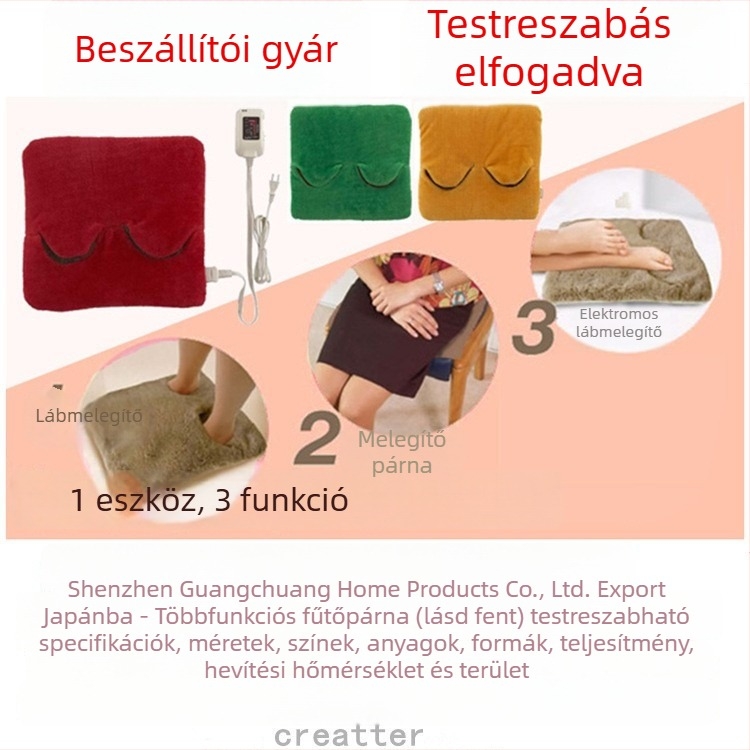 USB fűtött papucs szőrös felsőrésszel és EVA talppal, uniszex, fedéllel, fűtő talpbetétekkel