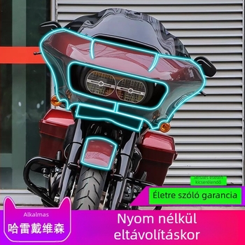Road Glide motorkerékpárhoz TPU védőfólia — anyag: TPU; hőmérséklet-ellenállás: magas és alacsony; Hely: központi vezérlőegység; Kompatibilitás: univerzális