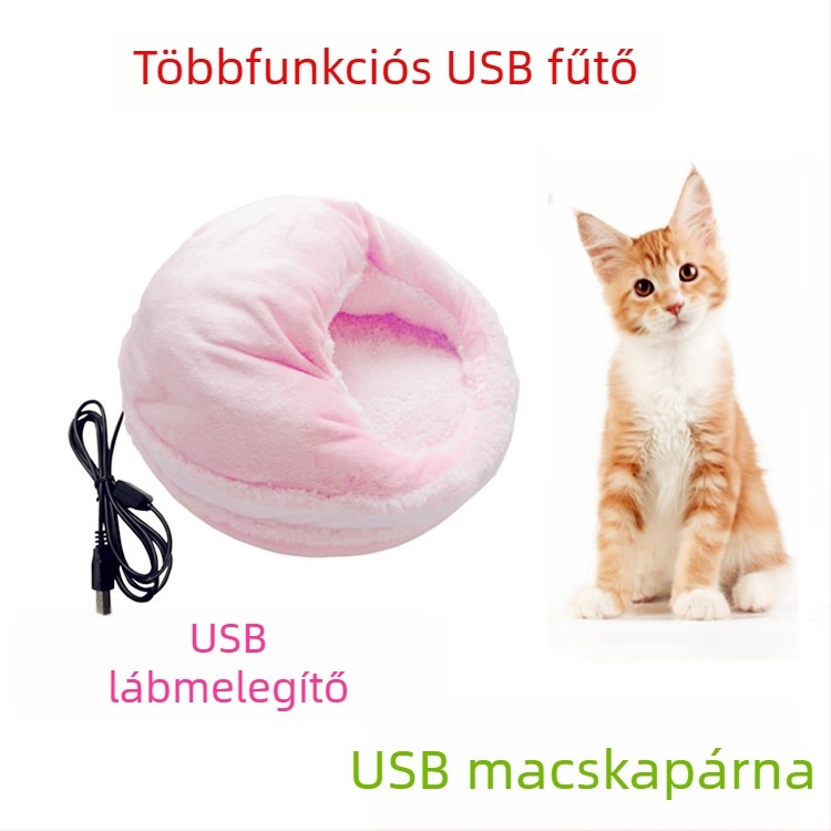 USB melegíthető lábmelegítő papucs, velúr belsővel – uniszex