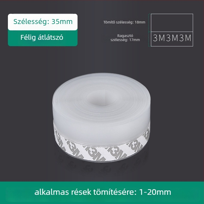 Átlátszó ajtó alatti tömítés, Yongyu, Windshield seal modell, ajtóhoz, modern és egyszerű stílus