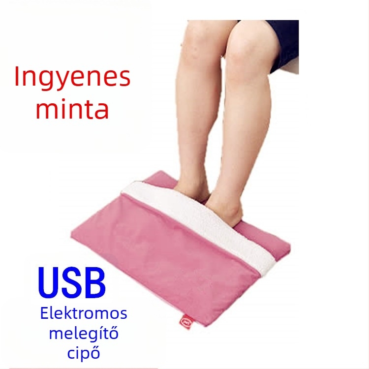 Creatter USB melegítő plüss papucs, elektromos lábmelegítő, testreszabható