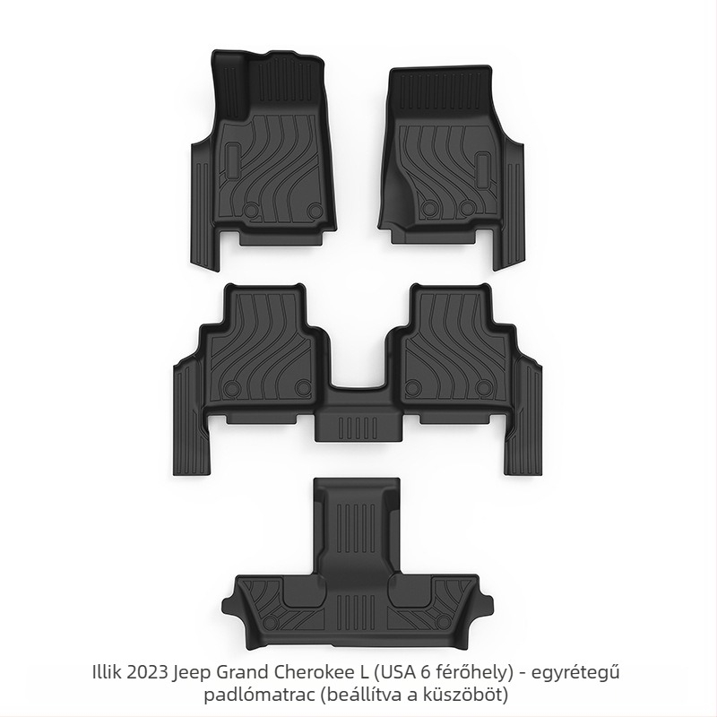 TPE autópadló szőnyegek Jeep Grand Cherokee (2011–2025) – teljes lefedettség, Onward márka, egyedi feldolgozás