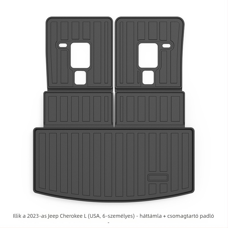 TPE autópadló szőnyegek Jeep Grand Cherokee (2011–2025) – teljes lefedettség, Onward márka, egyedi feldolgozás