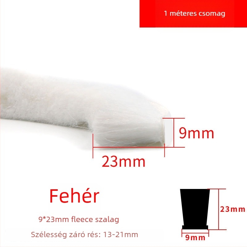 FSFLD ablak tömítőszalag, Wool modell, magas hőmérséklet-állóság, kopásállóság és öregedés elleni védelem