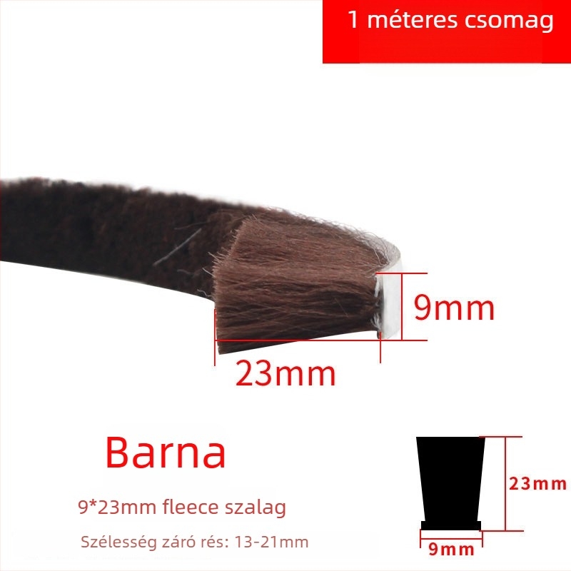 FSFLD ablak tömítőszalag, Wool modell, magas hőmérséklet-állóság, kopásállóság és öregedés elleni védelem