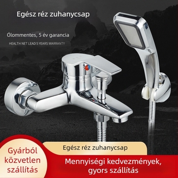 Beépíthető zuhanycsap beépített fürdőszobai keverővel, meleg-hideg víz, kerámiás szelep, modell kz3101, működési hőmérséklet 100°C