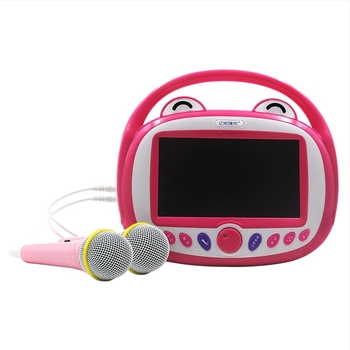 Gyerekeknek szóló oktató mesélőgép mikrofonnal (ABS, zenei/hang funkció, 4–6 éveseknek, mikrofonkábel kb. 1,3 m)