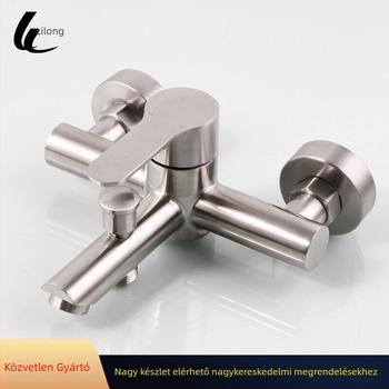 Lilong 3-in-1 rejtett fürdőszobai és zuhanycsaptele, 304 rozsdamentes acélból, modell LL-8003, forró víz 90°C / hideg 0°C, működési nyomás 1 MPa