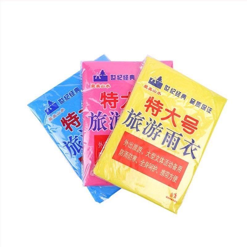 Egyszer használatos PVC poncsó felnőtteknek, vastag stílus, kerékpáros poncsó