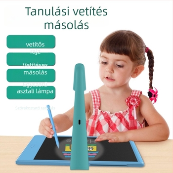 Gyerek vetítő LCD-képernyővel, hang- és fényvetítéssel, ABS ház, újratölthető Li-ion akkumulátor, 4–6 éveseknek