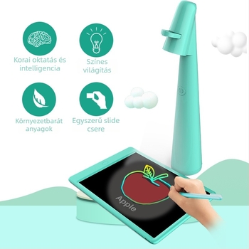 Gyerek vetítő LCD-képernyővel, hang- és fényvetítéssel, ABS ház, újratölthető Li-ion akkumulátor, 4–6 éveseknek