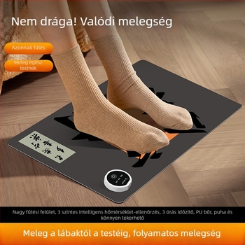 Lábsz s melegítő – az asztal alatt, hálózatról üzemel, 220V, 70W, 3 hőmérséklet szint, PU bőr