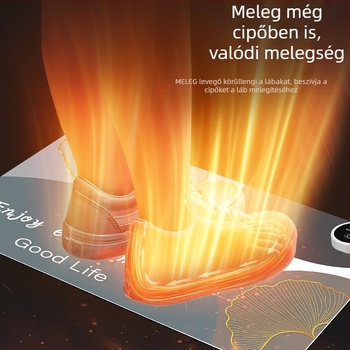 Lábsz s melegítő – az asztal alatt, hálózatról üzemel, 220V, 70W, 3 hőmérséklet szint, PU bőr