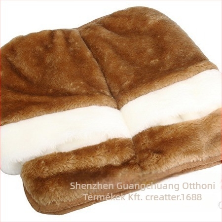 Creatter USB-melegítő papucs – unisex otthoni cipő, velúr felsőrész, szivacsos talp, testreszabható, licencelhető magáncímkés