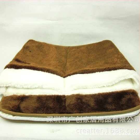 Creatter USB-melegítő papucs – unisex otthoni cipő, velúr felsőrész, szivacsos talp, testreszabható, licencelhető magáncímkés