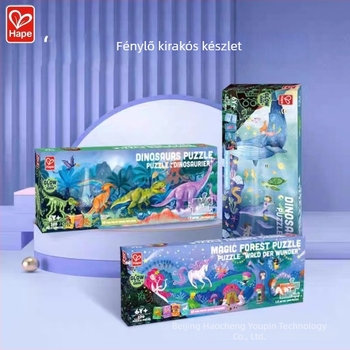 Hape sík puzzle - papíralapú oktatási játék 4–6 éves gyermekek számára