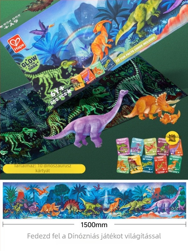 Hape sík puzzle - papíralapú oktatási játék 4–6 éves gyermekek számára