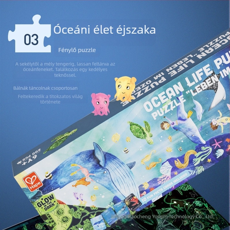 Hape sík puzzle - papíralapú oktatási játék 4–6 éves gyermekek számára