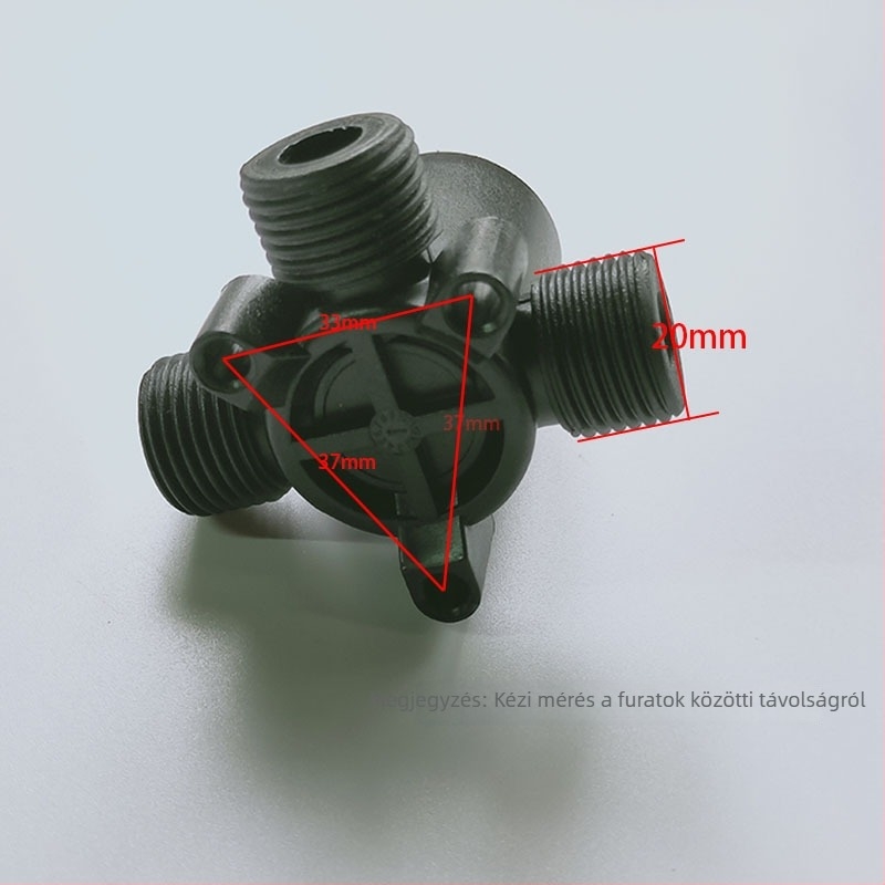 Fali, beépített keverőcsap fürdőszobai vízmelegítőhöz – működési nyomás 0,2–1,0 MPa, áramlás 6 L/min, forró víz 75°C, hideg víz 5°C
