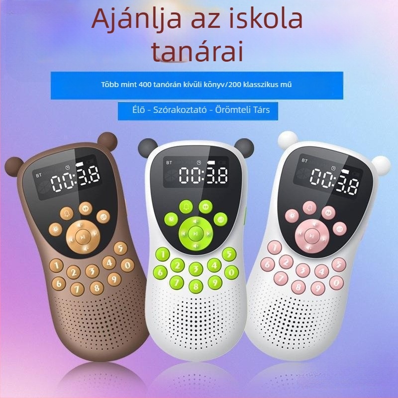 Gyerekeknek szóló hangoskönyv lejátszó 0-3 éveseknek - zenei lejátszás, 8 GB memória, Heng yi