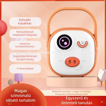 Történetgép babáknak és kisgyerekeknek (0–3 év) | Bluetooth hangszóró kártyahellyel, szilikon oktató játék beépített akkumulátorral, 4–8 GB memória, Wi‑Fi