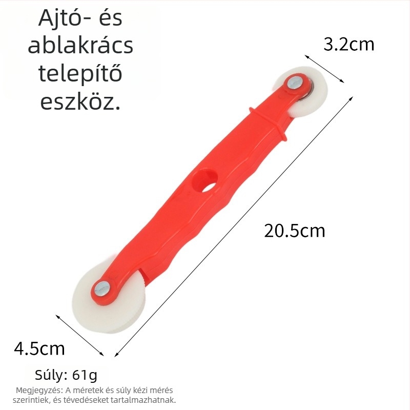 Ablakszigetelés nyomóeszköze görgővel — kopásálló, modern minimalist dizájn