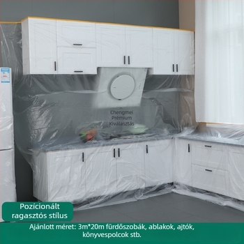 Por elleni védő bútorfólia, egyszer használatos vékony film, termék kód sqt-0606, Anyag: Egyéb, Márka: Nincs márka