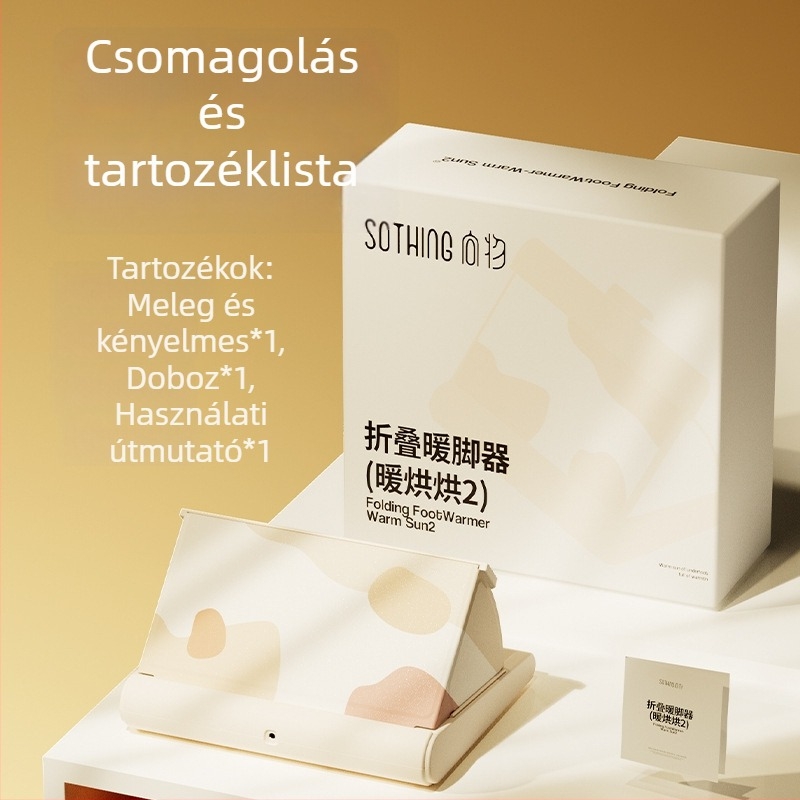 Asztal alatti lábmelegítő, összecsukható fűtőpad, modell DSHJ-S-2309A