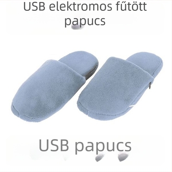 USB fűtő papucsok otthonra, uniszex, elektromos lábmelegítő