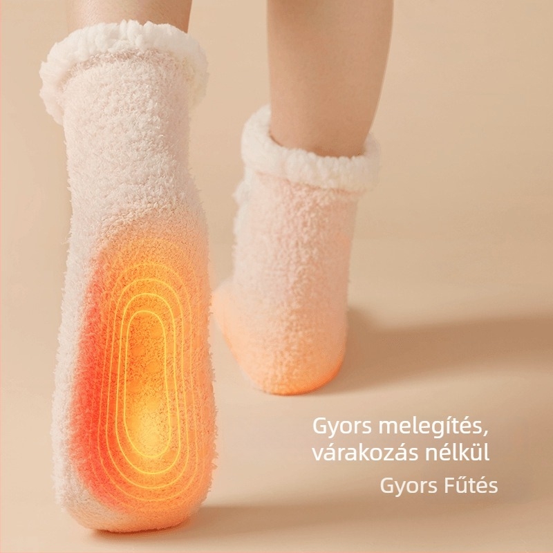 USB-melegítő zokni lábakhoz, modell SW005, 3.7V, 1.85W, 139g