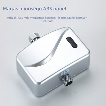 Infravörös szenzoros piszoár öblítő szelep – kettős telepítés (felületi és rejtett), modell XBGY1, AC/DC tápegység, normál víznyomás, 10 s öblítés, ABS test