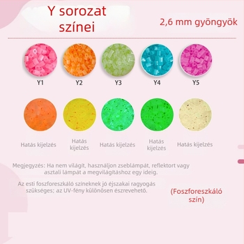 Mozaik Gyöngy Puzzle — Műanyag/Gumi, DIY-kompatibilis, 14+ korosztály, Karton csomagolás
