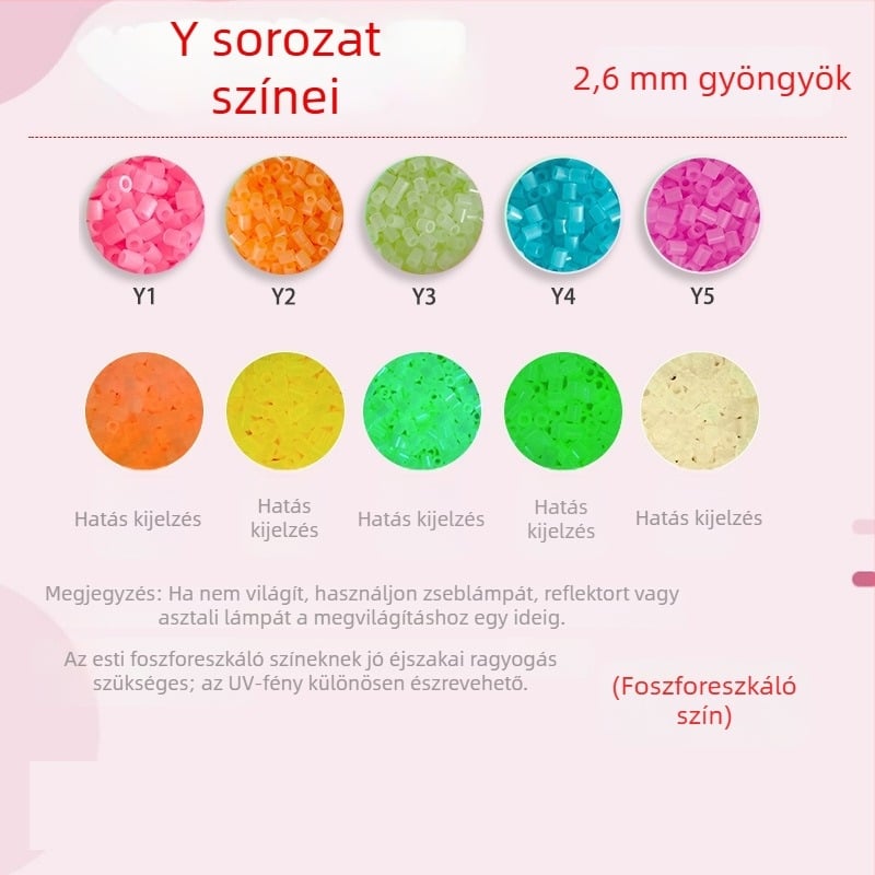 Mozaik Gyöngy Puzzle — Műanyag/Gumi, DIY-kompatibilis, 14+ korosztály, Karton csomagolás