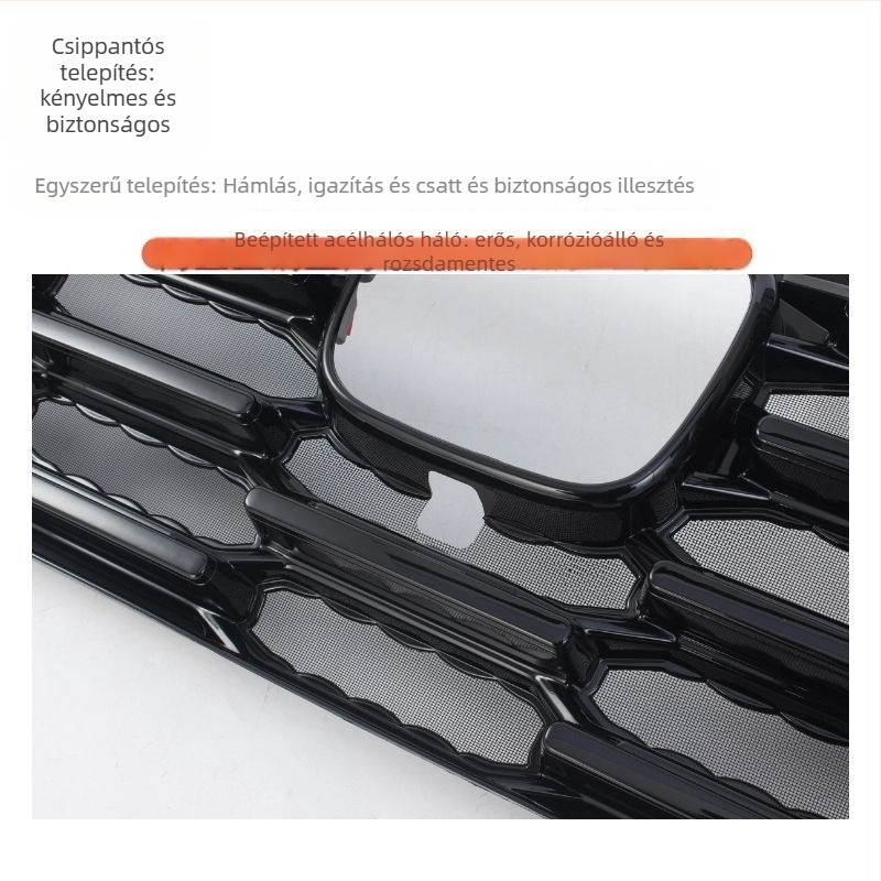 CR-V 23-24 Rovarvédő háló a radiátor grillhez, csattal rögzíthető, víztank védőháló, megjelenés-kiegészítő