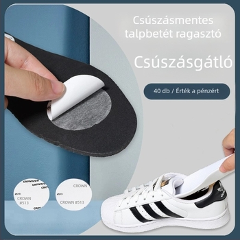 Talpbetét csúszásmentes rögzítő matrica, öntapadós kétoldalas párna, univerzális férfiaknak, nőknek és gyerekeknek, egész éves használatra, Anyag: pamutpapír olaj ragasztó