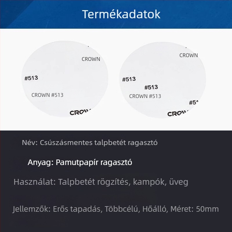 Talpbetét csúszásmentes rögzítő matrica, öntapadós kétoldalas párna, univerzális férfiaknak, nőknek és gyerekeknek, egész éves használatra, Anyag: pamutpapír olaj ragasztó