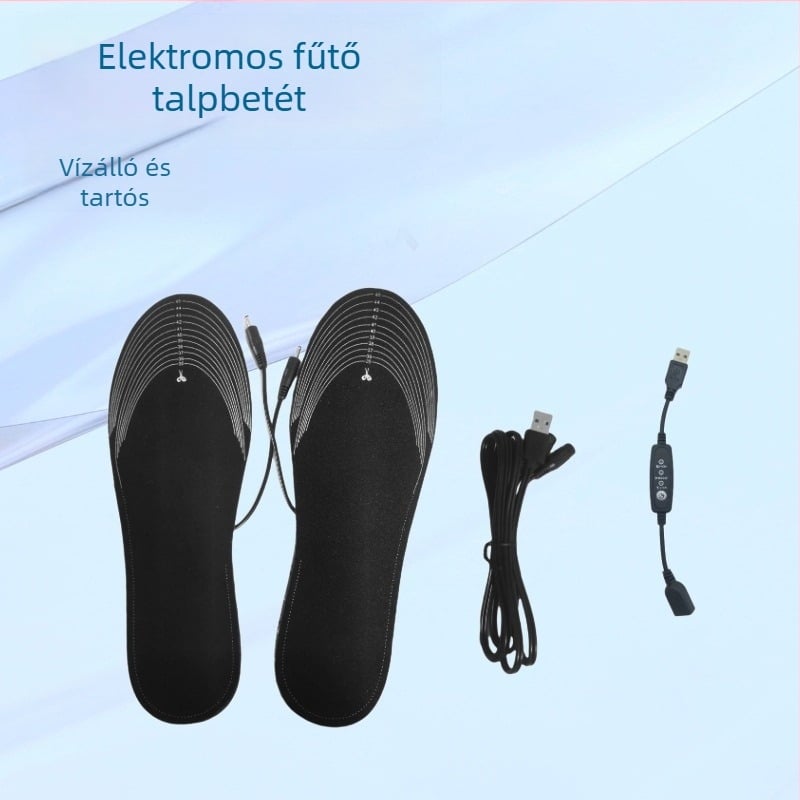 EVA elektromos fűtésű talpbetét, teljes talpbetét, vágási lehetőséggel, uniszex, testreszabható