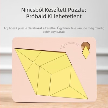 Fa síkpuzzle gyerekeknek – haladó nehézség, 4–6 éveseknek