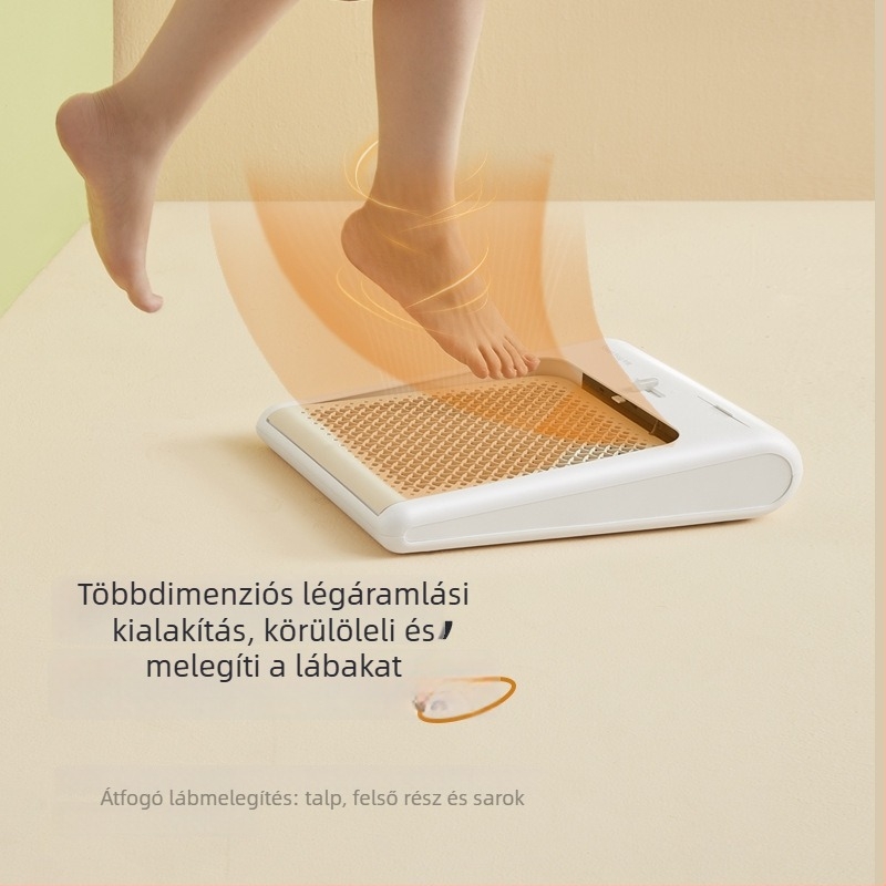 Téli lábmelegítő pedál – irodai és otthoni használatra, az asztal alatt, meleg levegős fűtő készülék