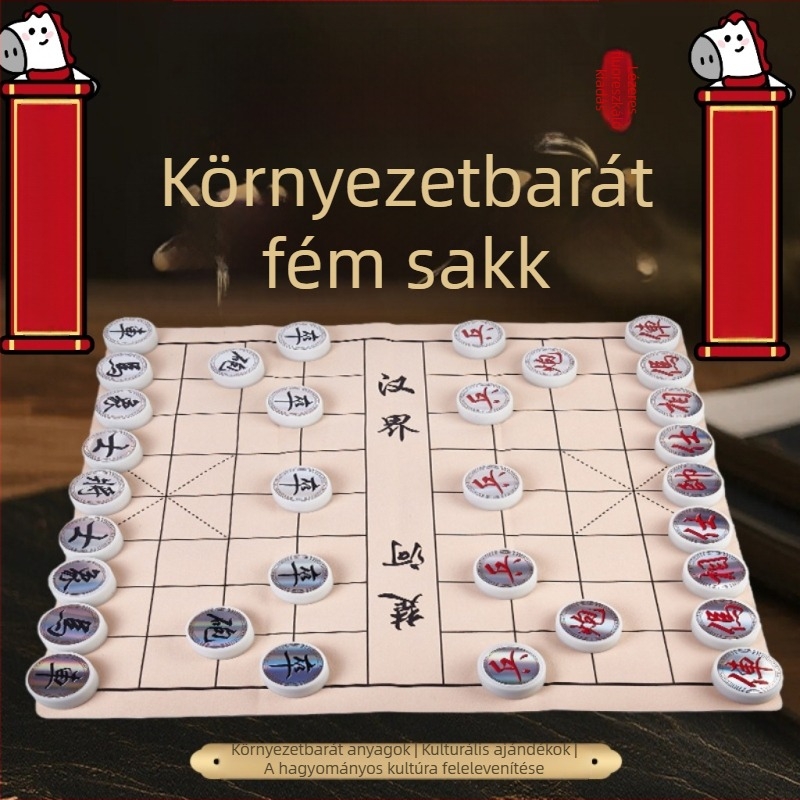 Asztali sakk ajándékdoboz tárolóval, modern és kreatív irodai kiegészítő, szilikon sakkkészlet 14+