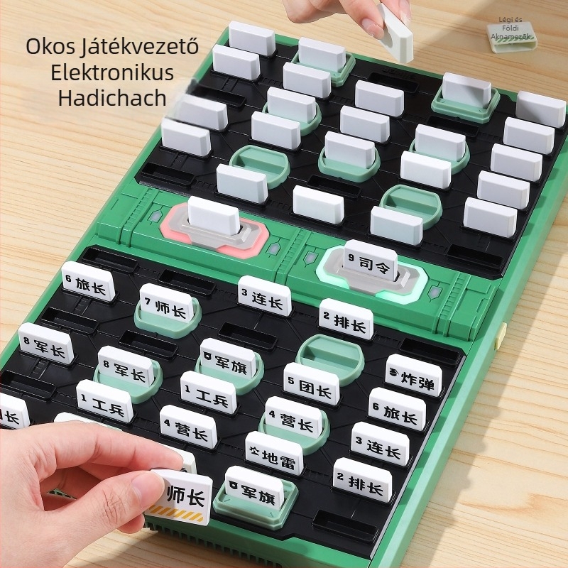 GiiKER intelligens katonai sakk – szárazföldi csata sakk, fejlett katonai zászlós tábla elektronikus automatikus bíróval – Négy nemzetes katonai sakk