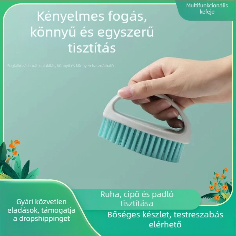 Háztartási tisztító kefe — Többcélú ruházat és cipő tisztító kefével, mosáshoz és műanyag padlóhoz; Anyag: műanyag; Csomagolás: 350 darab; Súly: 100 g