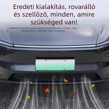 Tesla Model Y Új verzió Szúnyogháló a motorháztetőhöz és védőfedél a légbeömlőnek (ABS)