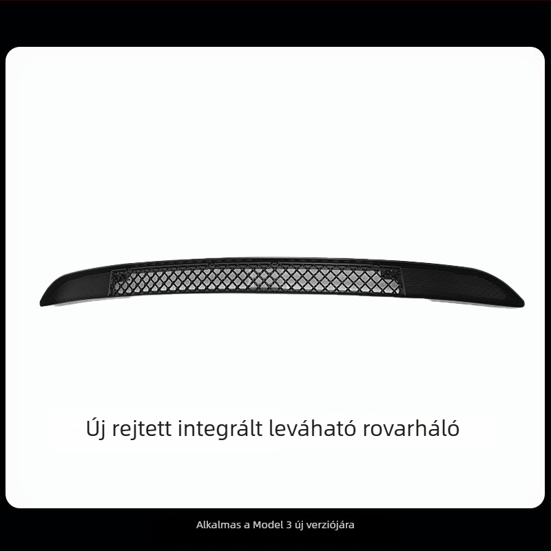 Tesla Model Y Új verzió Szúnyogháló a motorháztetőhöz és védőfedél a légbeömlőnek (ABS)